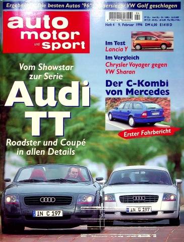 Deckblatt Auto Motor und Sport (04/1996)